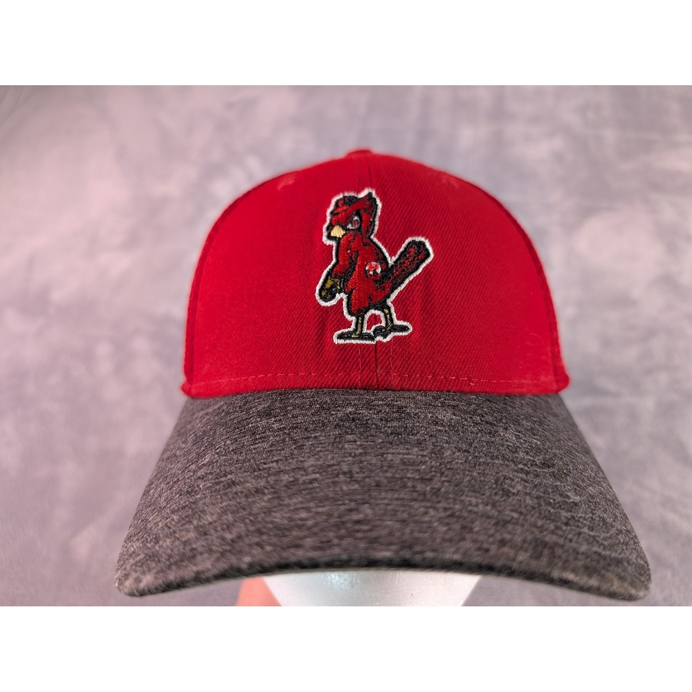 New Era 39THIRTY St Louis Cardinals Fredbird Hat Mens Small Medium Red Grey Mesh